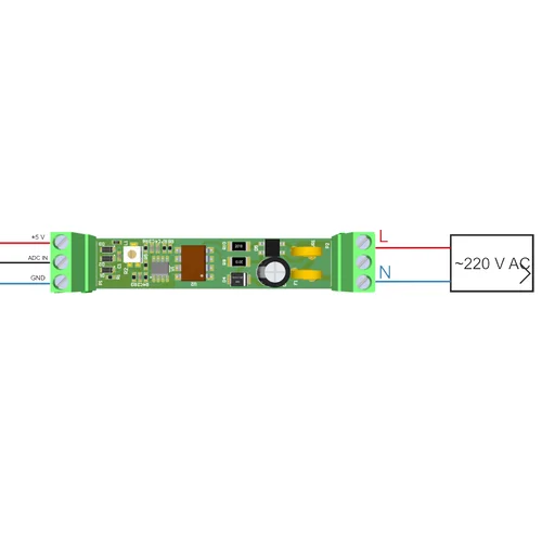 Датчик напряжения на DIN рейку с аналоговым выходом "Phase Analyser-DIN"