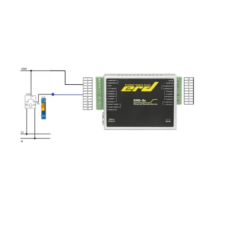 Датчик напряжения на DIN рейку с дискретным выходом "Phase Detector-DIN"