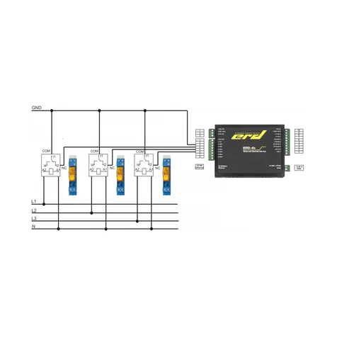Датчик напряжения на DIN рейку с дискретным выходом "Phase Detector-DIN"