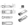Модуль SFP 2.5G CWDM оптический, дальность до 120км (35dB), 1470нм