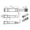 Модуль SFP 2.5G WDM, дальность до 20км (13dB), 1550нм