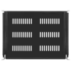 Полка выдвижная для шкафов 19" глубиной 960мм, черная (470*710*48)