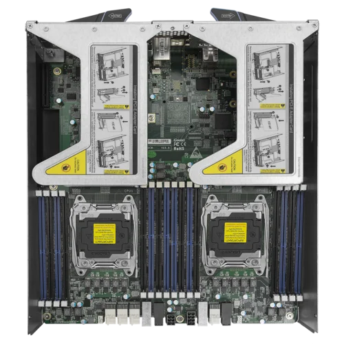 Серверная платформа SNR-SR2208R, 2U, E5-2600v4, DDR4, 8xHDD, резервируемый БП