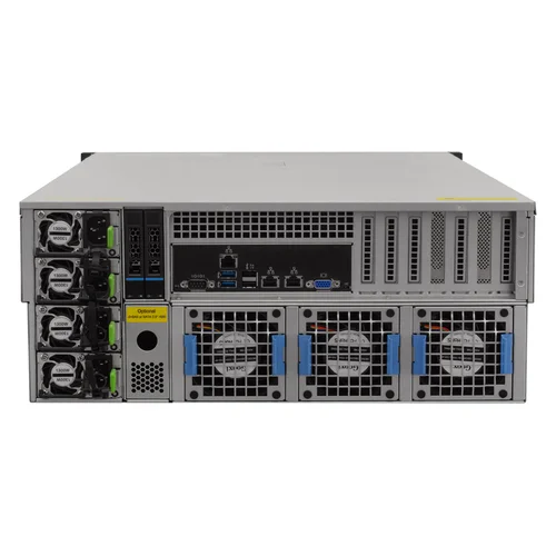 Серверная платформа SNR-SR4210GPU, 4U, Scalable, DDR4, 4xHDD, 10xGPU резервируемый БП