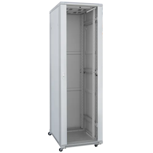 Шкаф телекоммуникационный напольный 27U 600x800мм, серия TFC (SNR-TFC-276080-GS-G-SF)