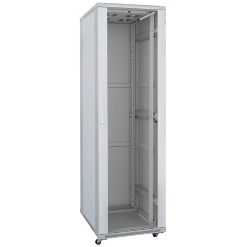 Шкаф телекоммуникационный напольный 47U 600x800мм, серия TFC (SNR-TFC-476080-GS-G-SF)