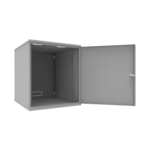 Шкаф телекоммуникационный настенный 12U, 523х600х599мм серия LITE (металлическая дверь)