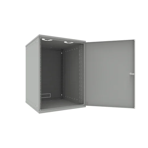Шкаф телекоммуникационный настенный 15U, 523х600х732мм серия LITE (металлическая дверь)