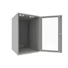 Шкаф телекоммуникационный настенный 18U, 523х600х866мм серия LITE (стеклянная дверь)