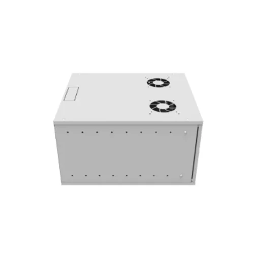 Шкаф телекоммуникационный настенный 6U, 523х450х332мм серия LITE (стеклянная дверь)