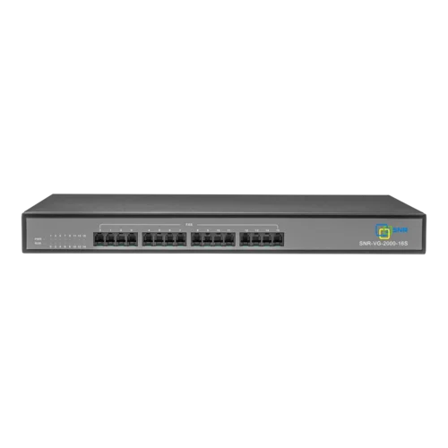 Шлюз VoIP SNR, 16 FXS, 4 RJ45, 16 SIP аккаунтов