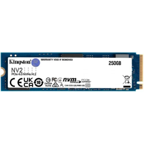 Накопитель SSD Kingston PCIe 4.0 x4 250GB SNV2S/250G NV2 M.2 2280