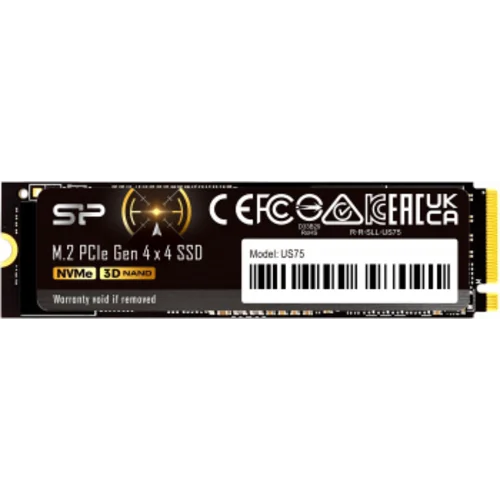Накопитель SSD Silicon Power PCIe 4.0 x4 2TB SP02KGBP44US7505 US75 M.2 2280