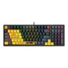 Клавиатура A4Tech Bloody S98 механическая желтый/серый USB for gamer LED (SPORTS LIME)
