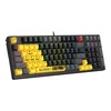 Клавиатура A4Tech Bloody S98 механическая желтый/серый USB for gamer LED (SPORTS LIME)
