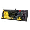 Клавиатура A4Tech Bloody S98 механическая желтый/серый USB for gamer LED (SPORTS LIME)