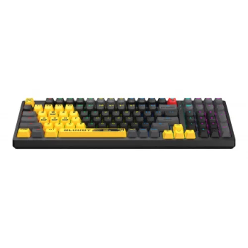 Клавиатура A4Tech Bloody S98 механическая желтый/серый USB for gamer LED (SPORTS LIME)