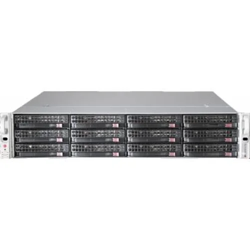 Платформа Supermicro 2U SSG-6029P-E1CR12T, Два процессора Intel Xeon Scalable, DDR4, 12x3.5" SAS/SATA HDD, 2x10GBase-T