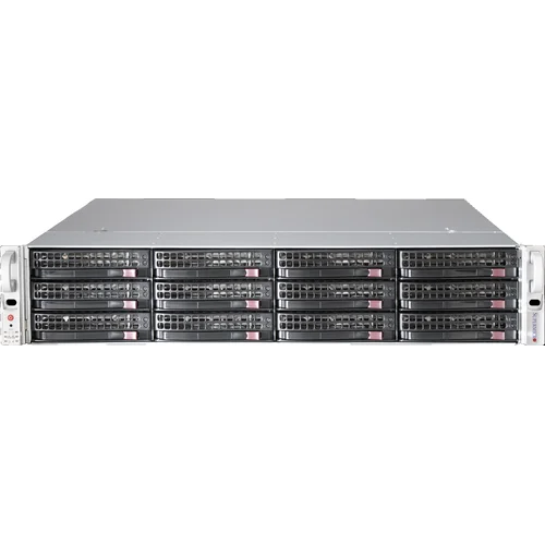 Платформа Supermicro 2U SSG-6029P-E1CR12T, Два процессора Intel Xeon Scalable, DDR4, 12x3.5" SAS/SATA HDD, 2x10GBase-T