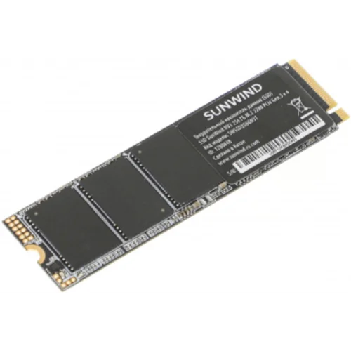 Накопитель SSD SunWind PCIe 3.0 x4 256GB SWSSD256GN3T NV3 M.2 2280