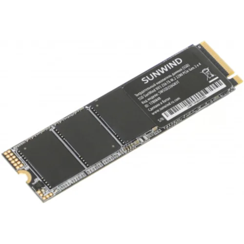 Накопитель SSD SunWind PCIe 3.0 x4 256GB SWSSD256GN3T NV3 M.2 2280