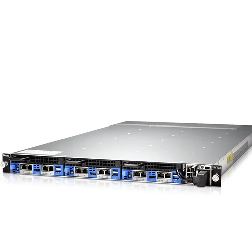 Серверная платформа 1U Barebone ,3*Nodes,6*HDD trays,Single Socket Xeon LGA1150 E3-1200v3/v4MB,500W DELTA PSU,Heatsink,Slide Rail