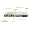 Платформа Supermicro 1U SYS-1029GQ-TRT, до двух процессоров Intel Scalable, DDR4, 4x2,5" HDD SATA, 2x10Gbase-T, до четырех графических ускорителей