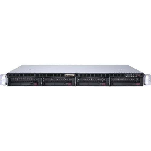 Платформа Supermicro 1U SYS-6019P-MTR, До двух процессоров Intel Xeon Scalable, DDR4, 4x3,5" HDD SATA, 2x1000Base-T