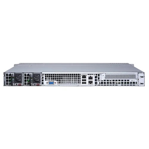 Платформа Supermicro 1U SYS-6019P-MTR, До двух процессоров Intel Xeon Scalable, DDR4, 4x3,5" HDD SATA, 2x1000Base-T