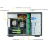 Платформа Supermicro 4U SYS-7049A-T, до двух процессоров Intel Xeon Scalable, DDR4, 8x3,5" HDD SATA, 2x1000Base-T, до двух графических ускорителей