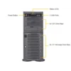 Платформа Supermicro 4U SYS-7049A-T, до двух процессоров Intel Xeon Scalable, DDR4, 8x3,5" HDD SATA, 2x1000Base-T, до двух графических ускорителей
