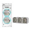 Розетка 3-м ОП Dita 16А IP54 250В с заземл. с прозр. крышкой сер.TOKOV ELECTRIC TKL-DT-R3Z-C06T-IP54