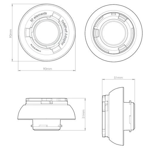 Адаптер RF elements TwistPort для PrismStation™ , IsoStation™ 