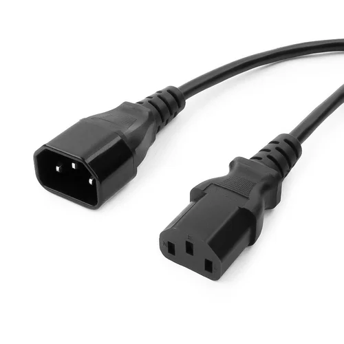 Шнур питания электрический силовой, серии TP-PC, IEC 60320 С13/IEC 60320 С14 прямой, 250B, 10A, 3х1.0 мм², 1.8 м