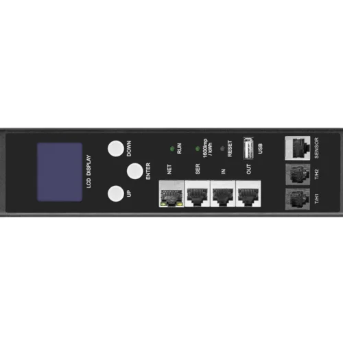 Блок розеток с функцией измерения серия PRO, 36xC13, 6xC19, вход IEC60309 32A (2P+PE)