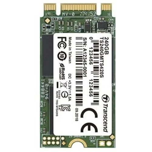 Накопитель SSD Transcend SATA III 240Gb TS240GMTS420S M.2 2242