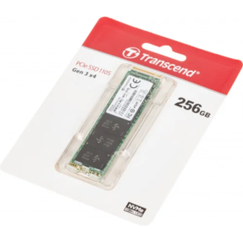 Накопитель SSD Transcend PCIe 3.0 x4 256GB TS256GMTE110S M.2 2280