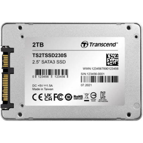 Накопитель SSD Transcend SATA-III 2TB TS2TSSD230S SSD230S 2.5"