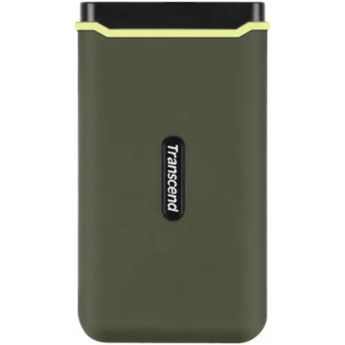 Накопитель SSD Transcend USB-C 500Gb TS500GESD380C темно-зеленый