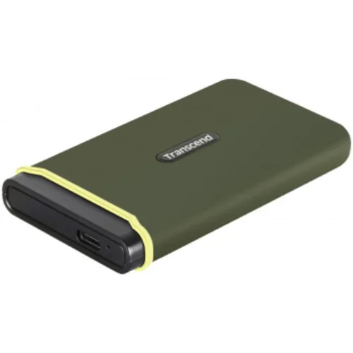 Накопитель SSD Transcend USB-C 500Gb TS500GESD380C темно-зеленый