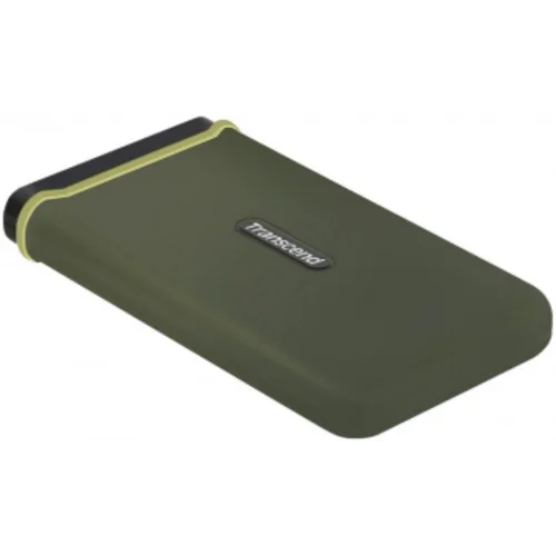 Накопитель SSD Transcend USB-C 500Gb TS500GESD380C темно-зеленый