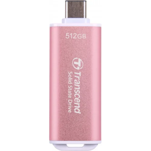 Накопитель SSD Transcend USB-C 512GB TS512GESD300P ESD300 розовый