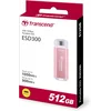 Накопитель SSD Transcend USB-C 512GB TS512GESD300P ESD300 розовый