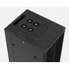 Шкаф напольный 19-дюймовый, 42U, 2055x600х800 мм (ВхШхГ), передняя и задняя распашные перфорированные двери (75%), ручка с замком