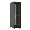 Шкаф напольный 19-дюймовый, 42U, 2055x800х1000 мм (ВхШхГ), передняя и задняя распашные перфорированные двери, 2 вертикальных кабельных организаторf