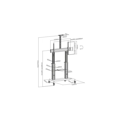 Стойка IPmatika TTL07-610TW (1 панель)