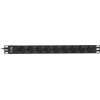Блок распределения питания Lanmaster TWT-PDU19-10A9P4-3.0 гор.размещ. 9xSchuko базовые 10A C14 3м