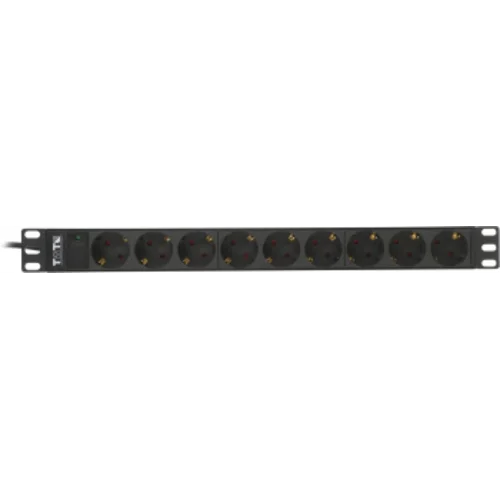 Блок распределения питания Lanmaster TWT-PDU19-10A9P4-3.0 гор.размещ. 9xSchuko базовые 10A C14 3м