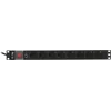Блок распределения питания Lanmaster TWT-PDU19-16A8P-1.8 гор.размещ. 8xSchuko базовые 16A Schuko 1.8