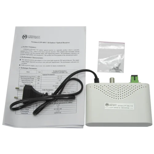 Приёмник оптический для сетей КТВ Vermax-LTP-095-7-IS